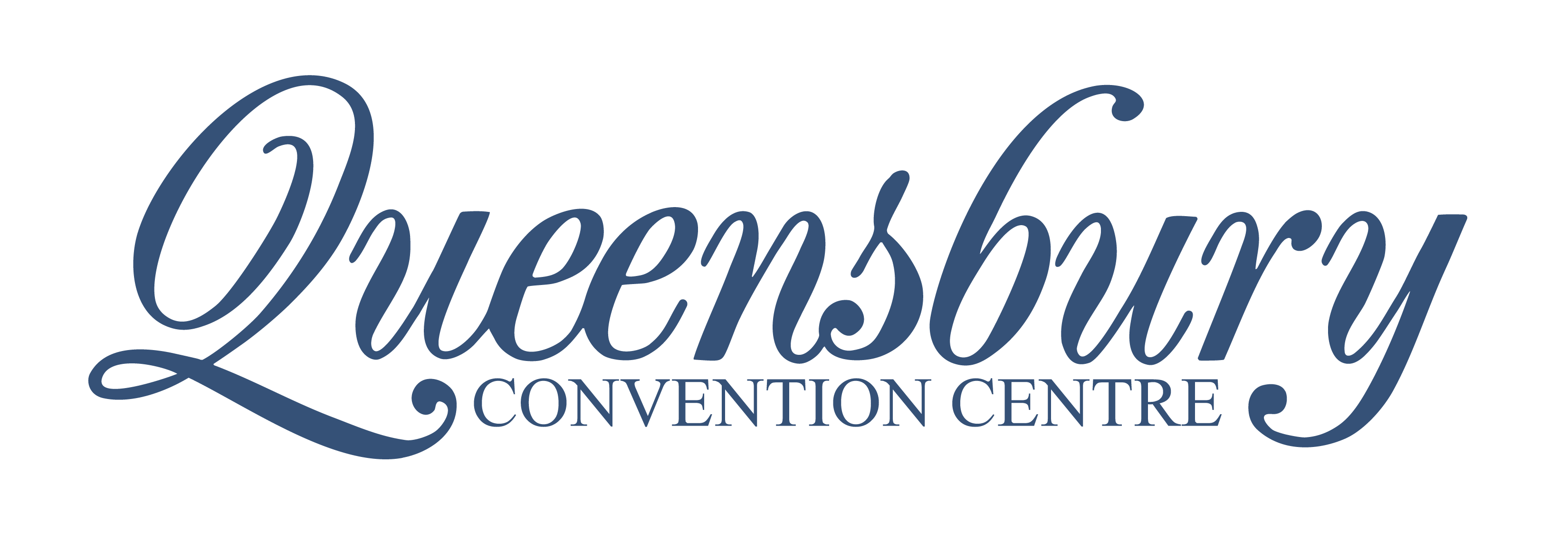 Queensbury Convention Centre - slate logo