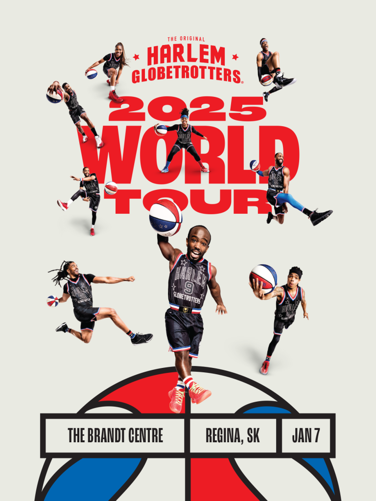 Harlem Globetrotters 2025 World Tour Regina SK Brandt Centre January 7 2025