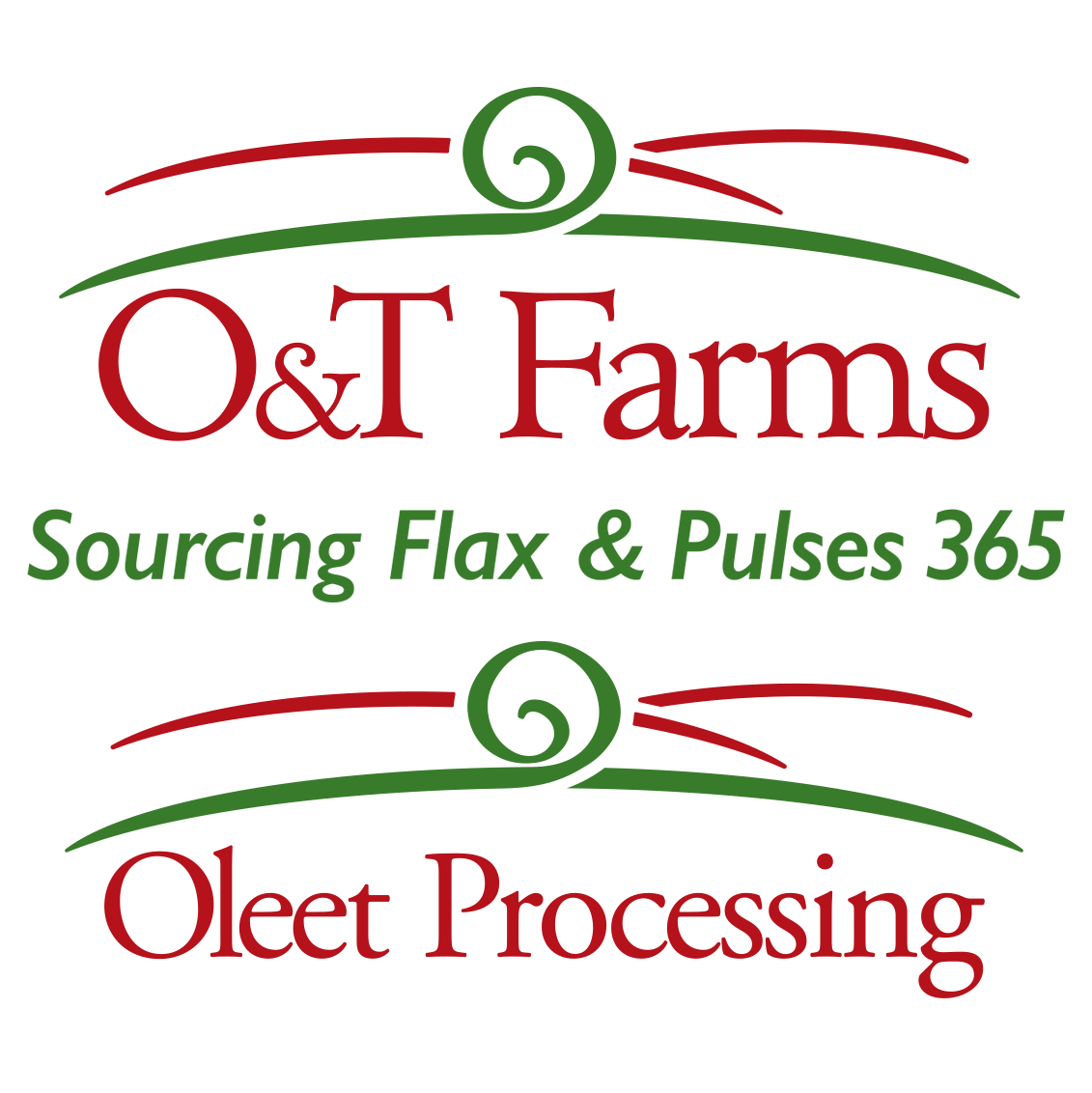 O&T Farms and Oleet Processing logos