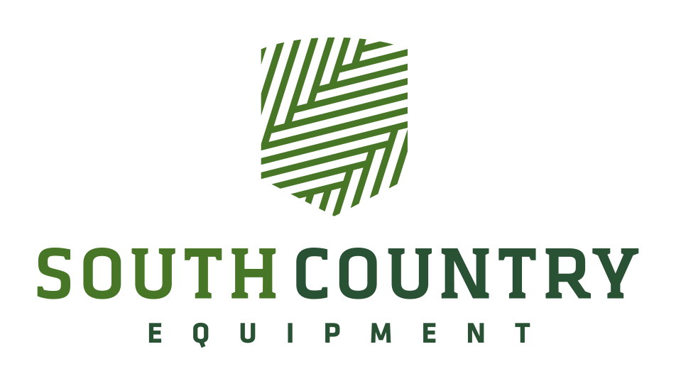 South Country Equipment logo with shield design.